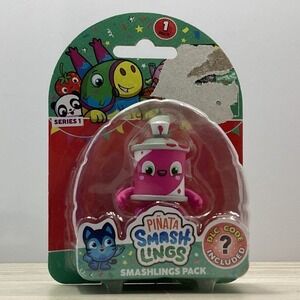 Piñata Smashlings Series 1 Leaky Pink Spray Paint Can 1-Pack Roblox Figure